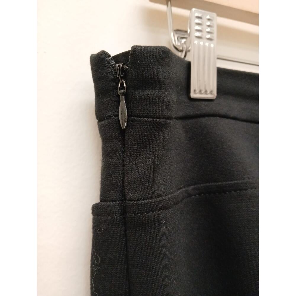 Akris Punto Circle Cut Out Straight Leg Trouser Ankle Pants Size 10 Black - Picture 6 of 11